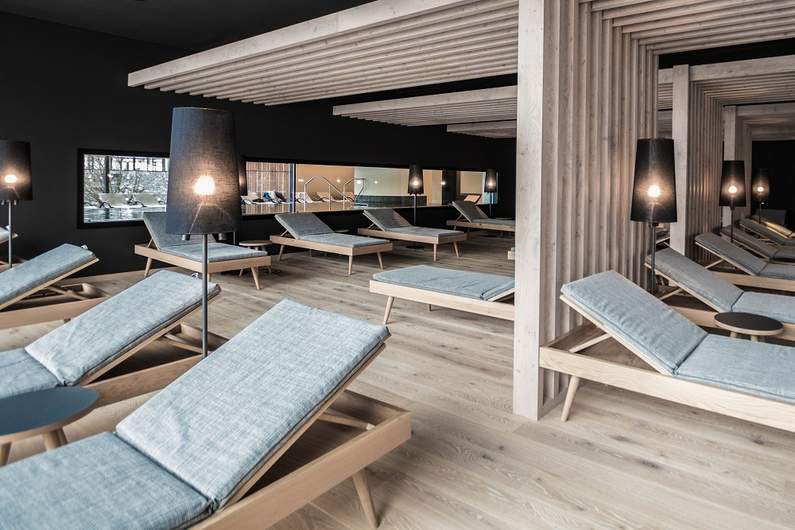 Foto des neuen Ruheraums im Hotel Traube in Braz