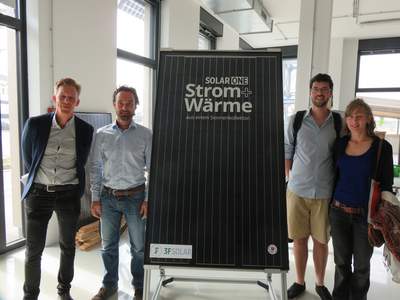 Foto mit dem CEO von 3F Solar