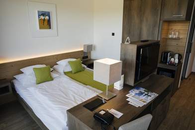 Foto eines neuen Zimmers