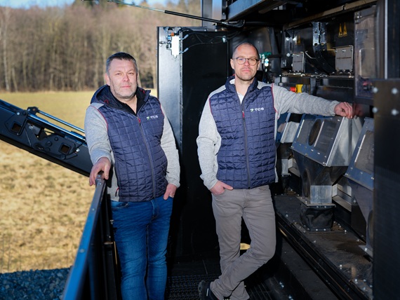 Investitionen in Wirtschaftswachstum von KMU ist einer der Schwerpunkte von EFRE-Förderungen, hier am Beispiel der TCS Umwelttechnik