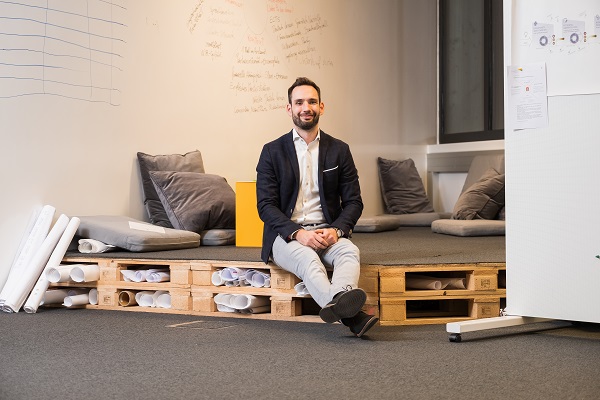 Foto Patrick Holzmann im inspire! Lab