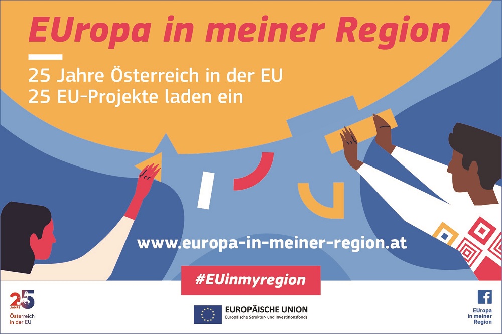 Sujet der Kampagne "EUropa in meiner Region"